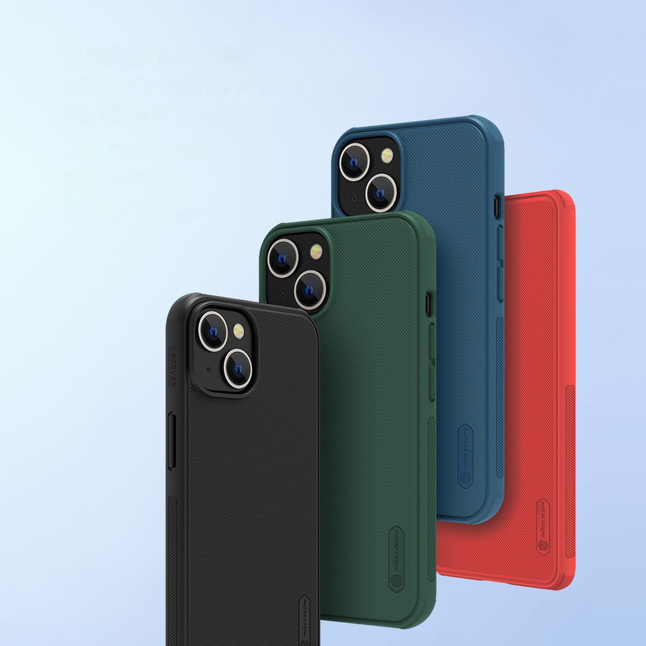 Nillkin Super Frosted Shield Pro-fodral för iPhone 14 Plus bakstycke grönt