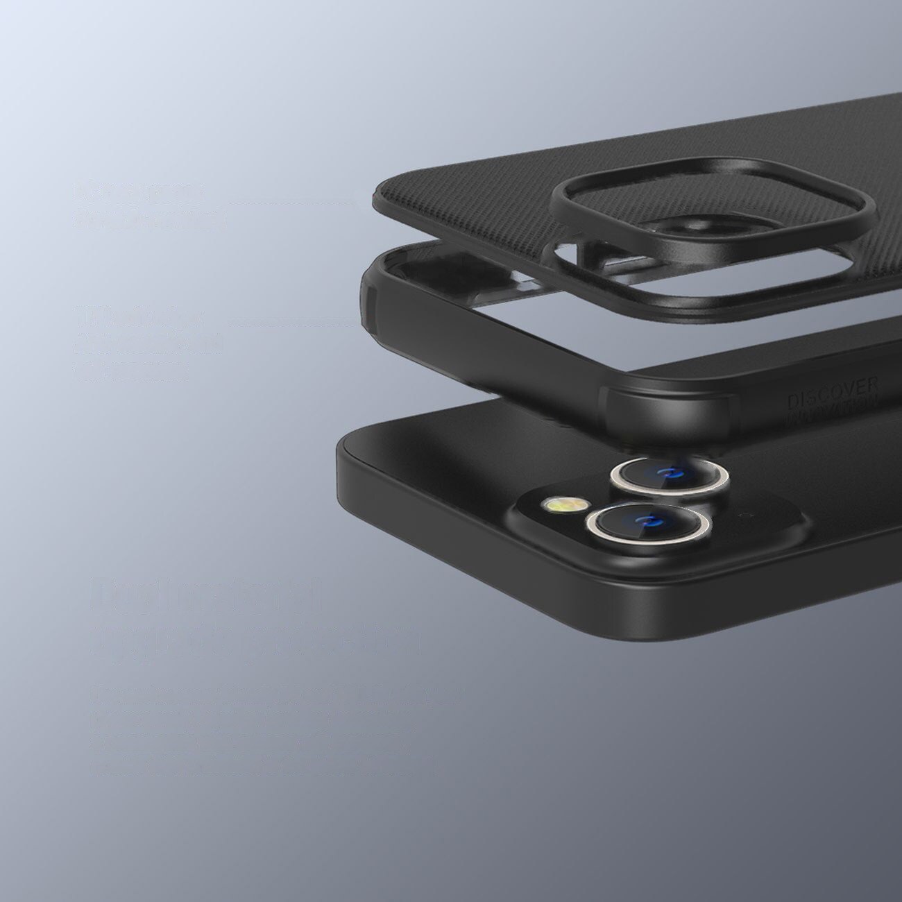 Nillkin Super Frosted Shield Pro Magnetiskt fodral för iPhone 14 Plus med MagSafe magnetisk svart