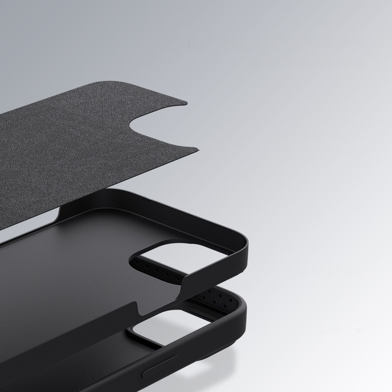 Nillkin CamShield Silky Silikonfodral iPhone 14 Plus Fodral med kameraskydd Blå