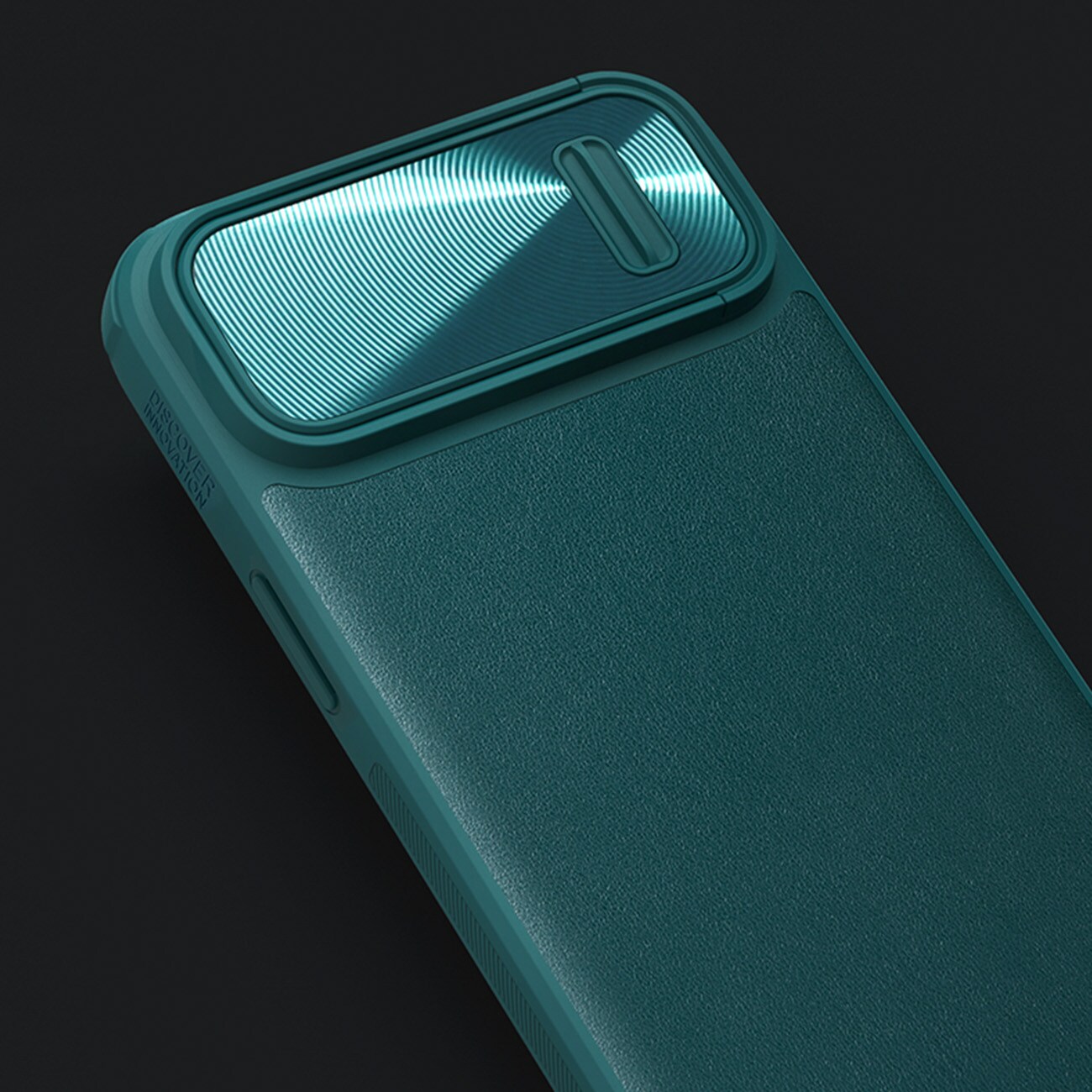 Nillkin CamShield Leather S Case iPhone 14 Plus-fodral med kameraskydd blå