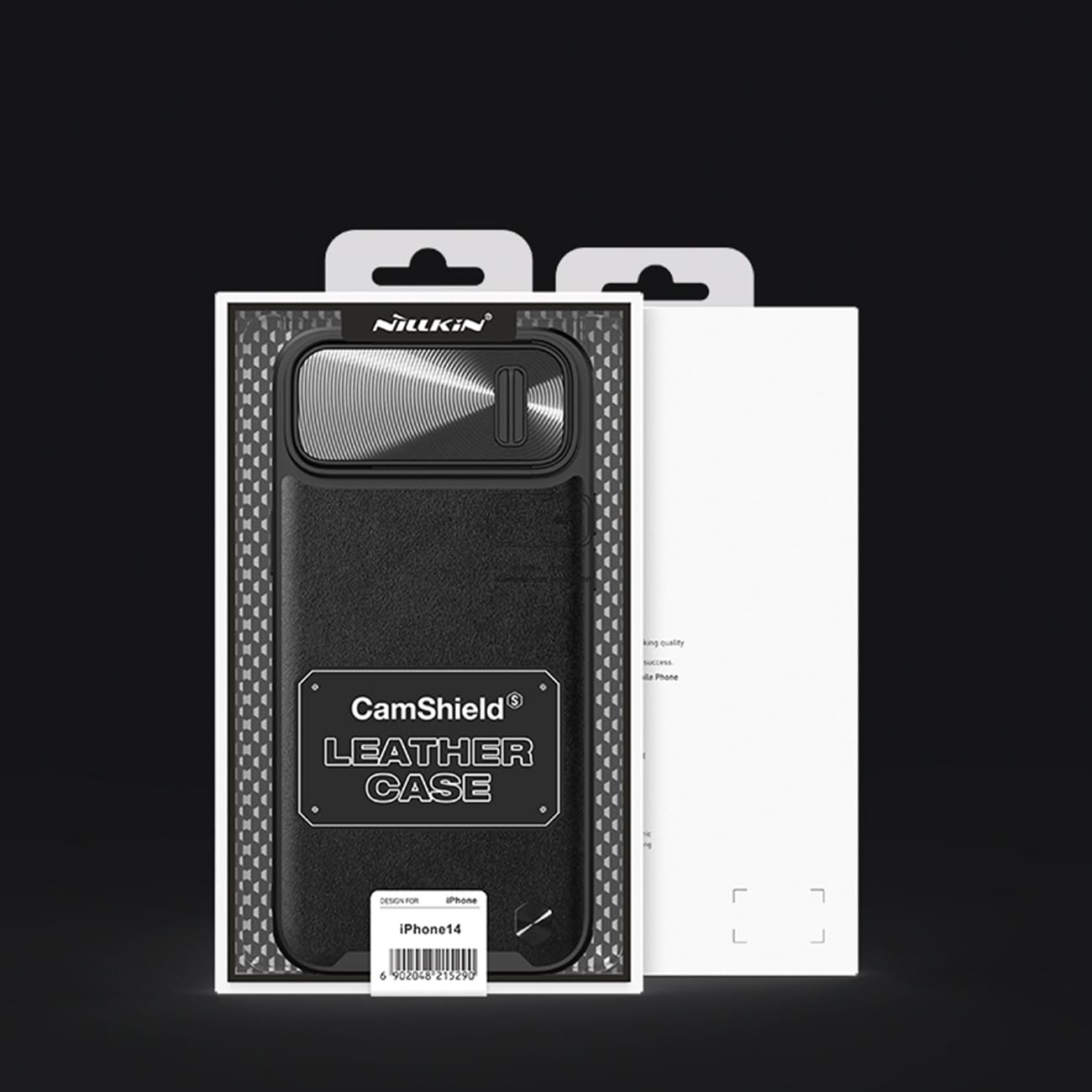 Nillkin CamShield Leather S Case iPhone 14 Plus fodral med kameraskydd grönt