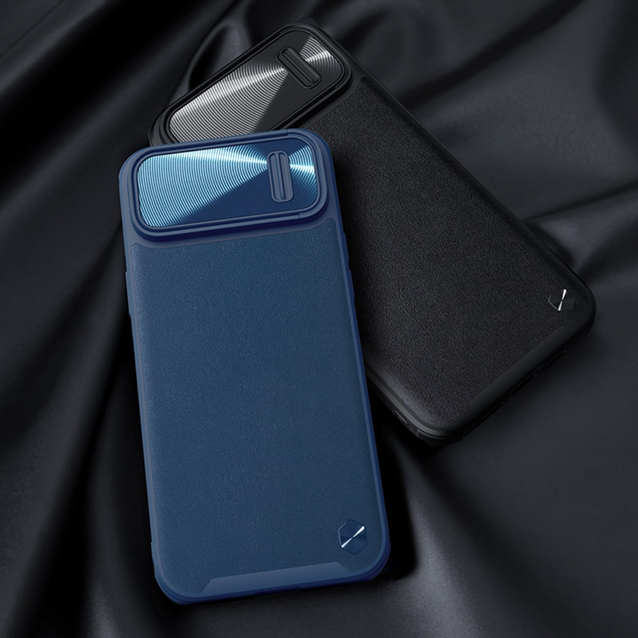 Nillkin CamShield Leather S Case iPhone 14 Plus fodral med kameraskydd grönt