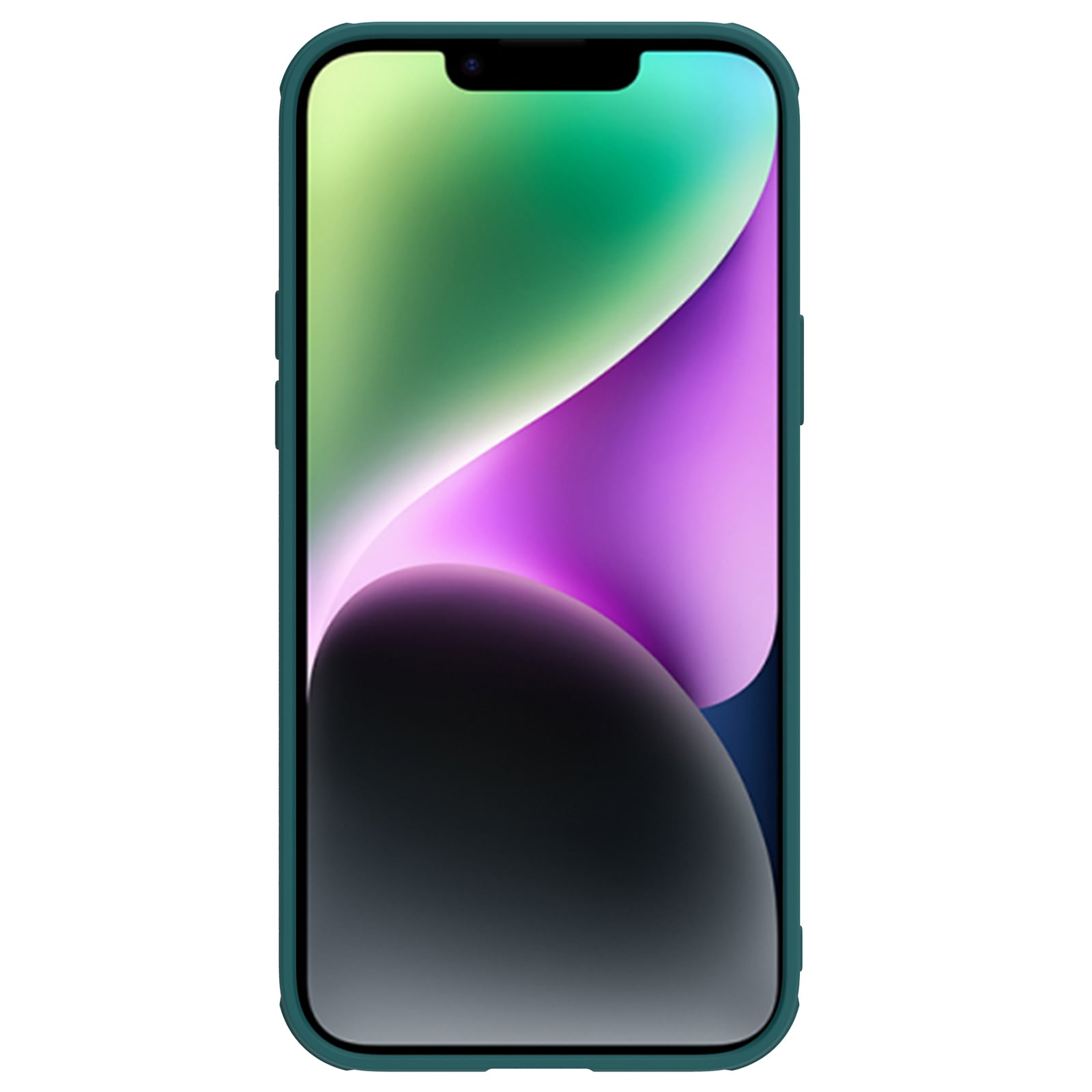 Nillkin CamShield Leather S Case iPhone 14 Plus fodral med kameraskydd grönt