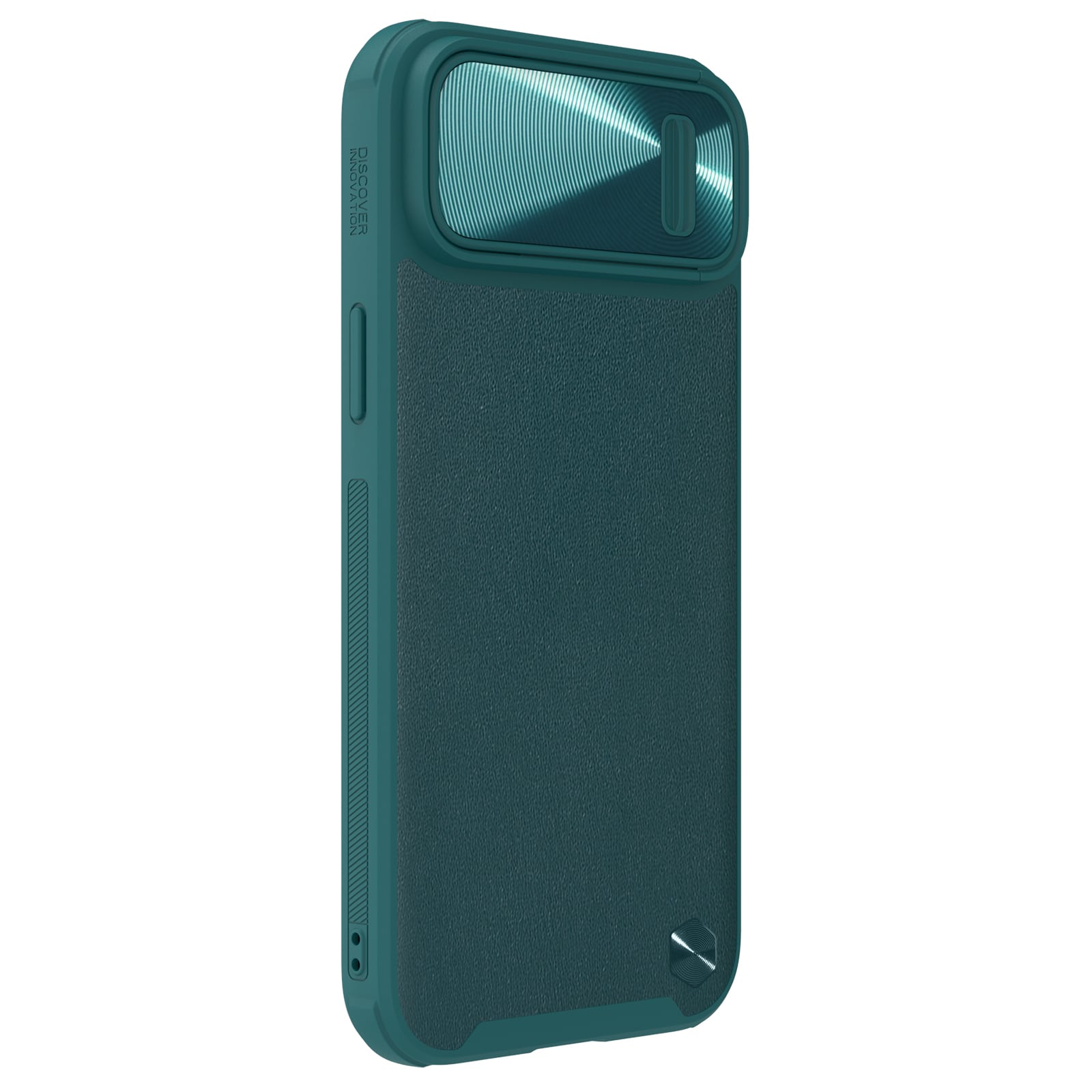 Nillkin CamShield Leather S Case iPhone 14 Plus fodral med kameraskydd grönt