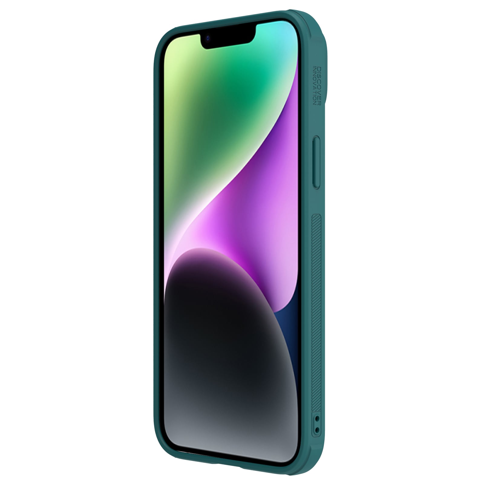Nillkin CamShield Leather S Case iPhone 14 Plus fodral med kameraskydd grönt