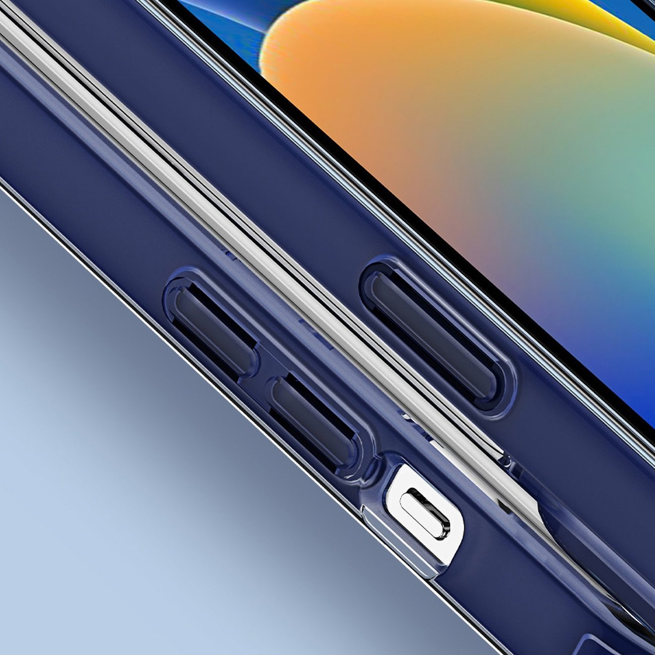 Dux Ducis Clin2 fodral för iPhone 14 Plus magnetiskt MagSafe-skydd blå