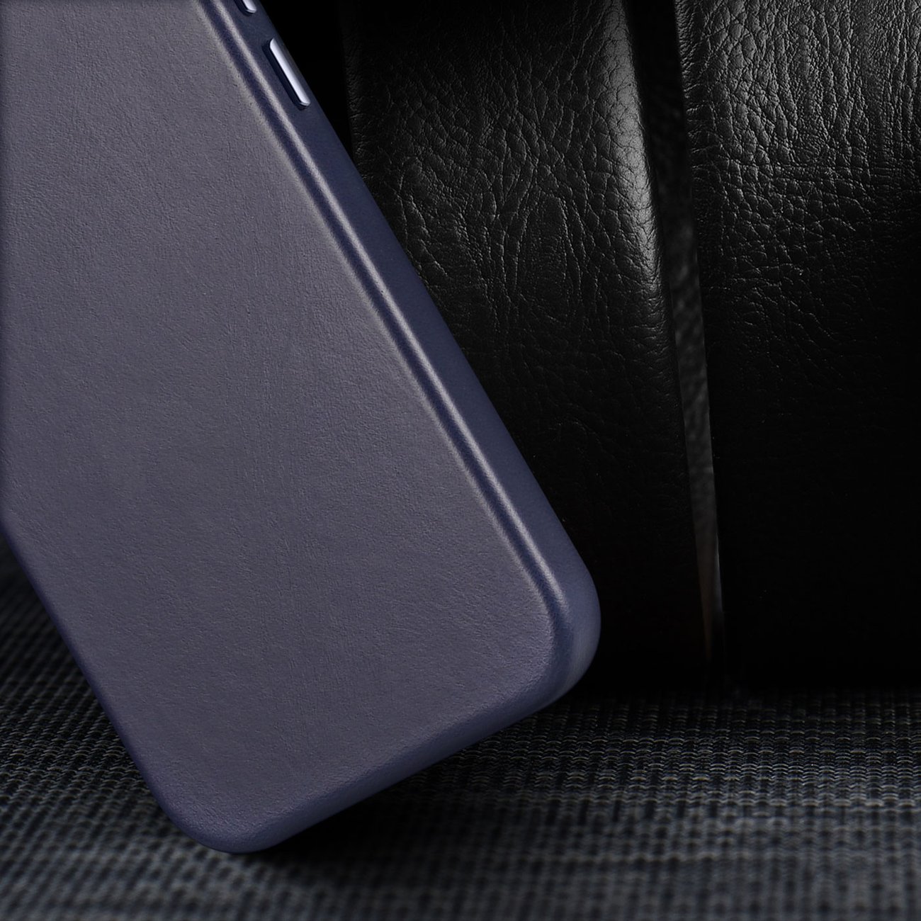 Dux Ducis Naples fodral för iPhone 14 Plus magnetiskt läderfodral MagSafe blå
