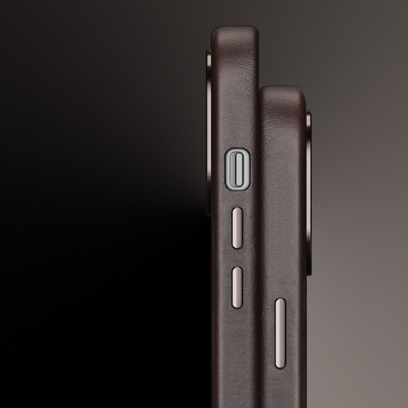 Dux Ducis Naples-fodral för iPhone 14 Plus Läderfodral (MagSafe-kompatibel) Mörkbrun