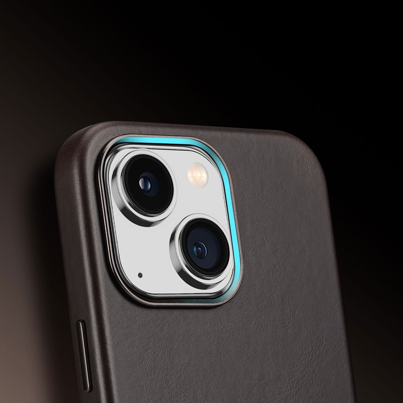 Dux Ducis Naples-fodral för iPhone 14 Plus Läderfodral (MagSafe-kompatibel) Mörkbrun