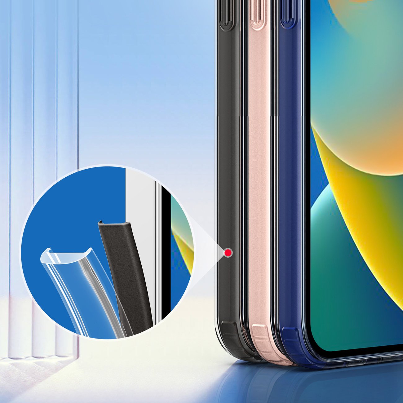 Dux Ducis Clin2 fodral för iPhone 14 Plus magnetiskt skydd MagSafe grå