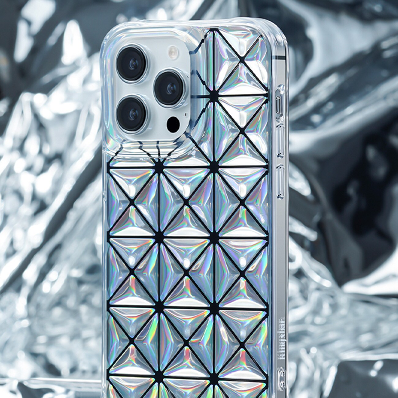 Kingxbar Miya Series-etui til iPhone 14 Pro bagcover hvid
