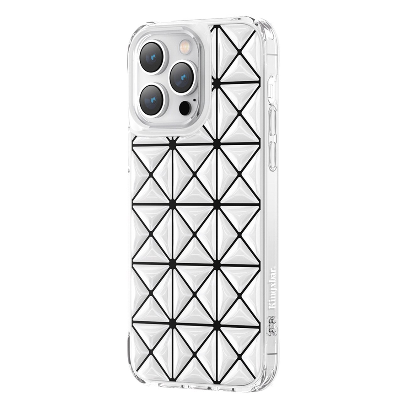Kingxbar Miya Series fodral för iPhone 14 Plus bakstycke vit