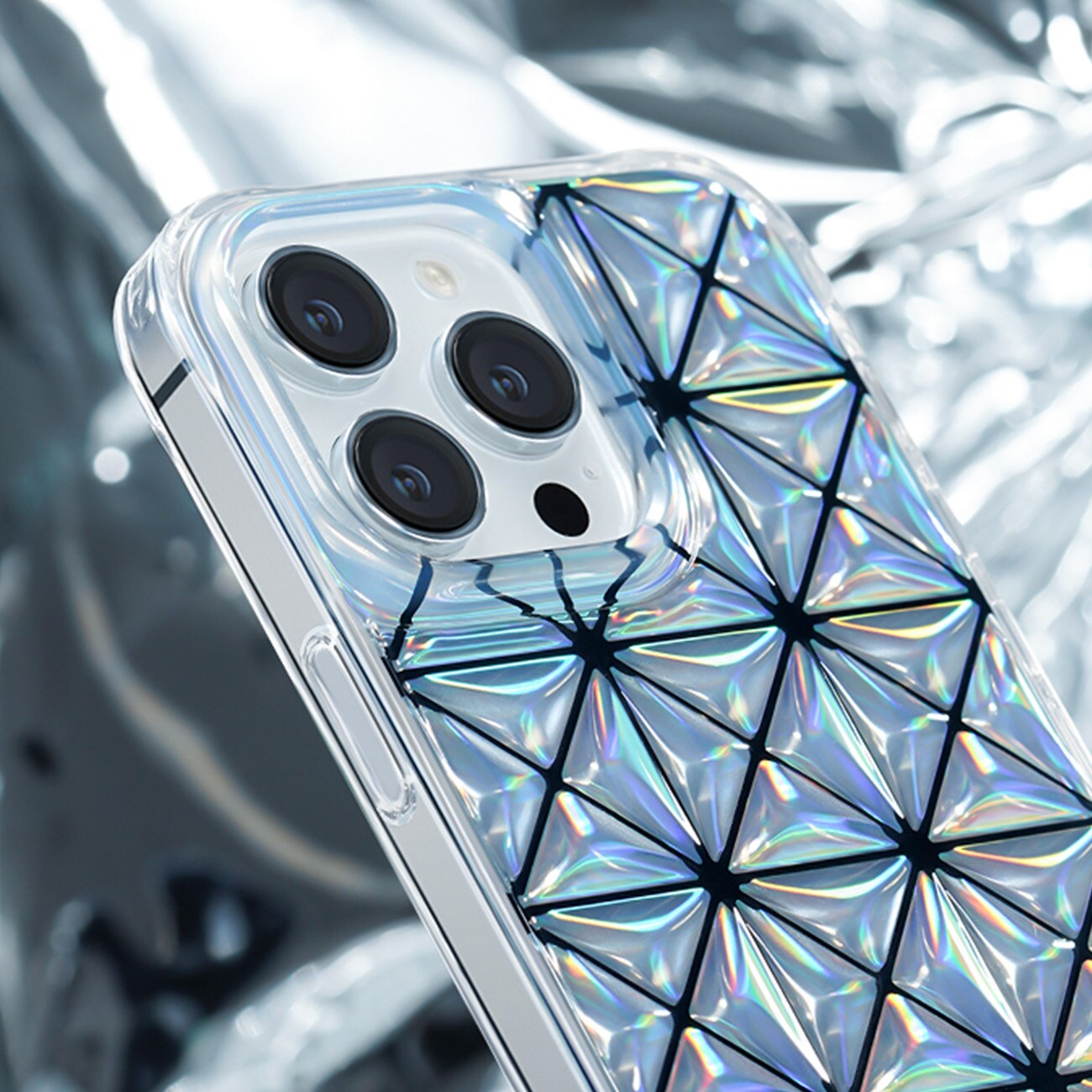 Kingxbar Miya Series fodral för iPhone 14 Plus bakstycke regnbåge bakstycke