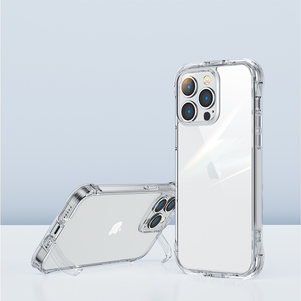 Joyroom Defender Serie Fodral Skydd för iPhone 14 Pro Pansarhakar Skydd Stativ Klar (JR-14H2)