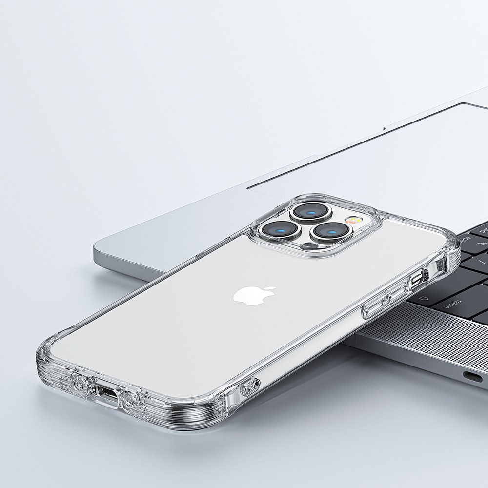 Joyroom Defender Serie Fodral Skydd för iPhone 14 Pro Pansarhakar Skydd Stativ Klar (JR-14H2)