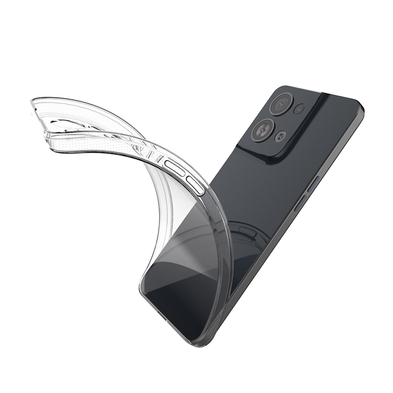Ultraklart 0,5 mm etui til Oppo Reno 8 Pro tyndt cover gennemsigtigt