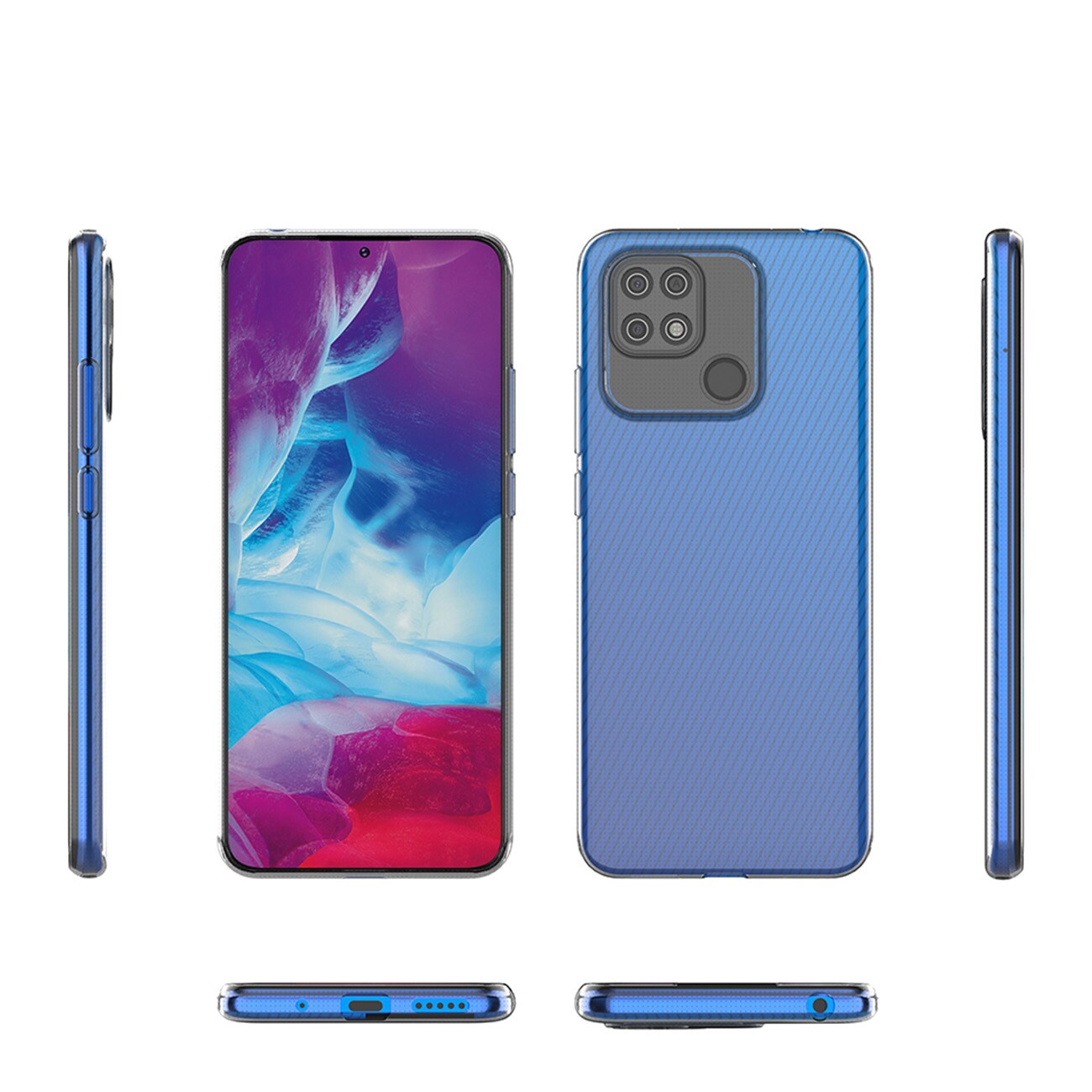 Ultraklart 0,5 mm etui til Xiaomi Poco C40 tyndt cover gennemsigtigt