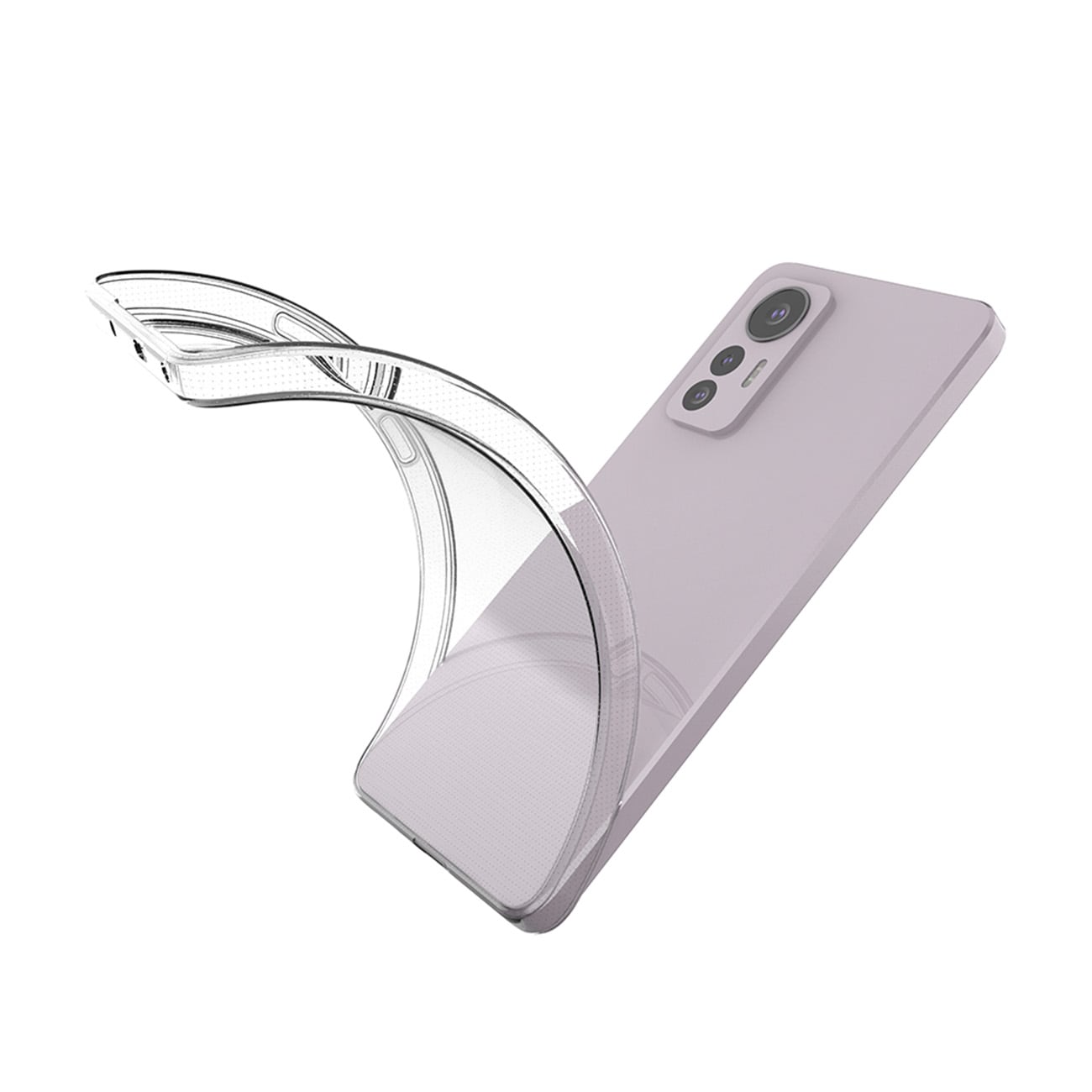 Ultraklart 0,5 mm etui til Xiaomi 12 Lite tyndt cover gennemsigtigt
