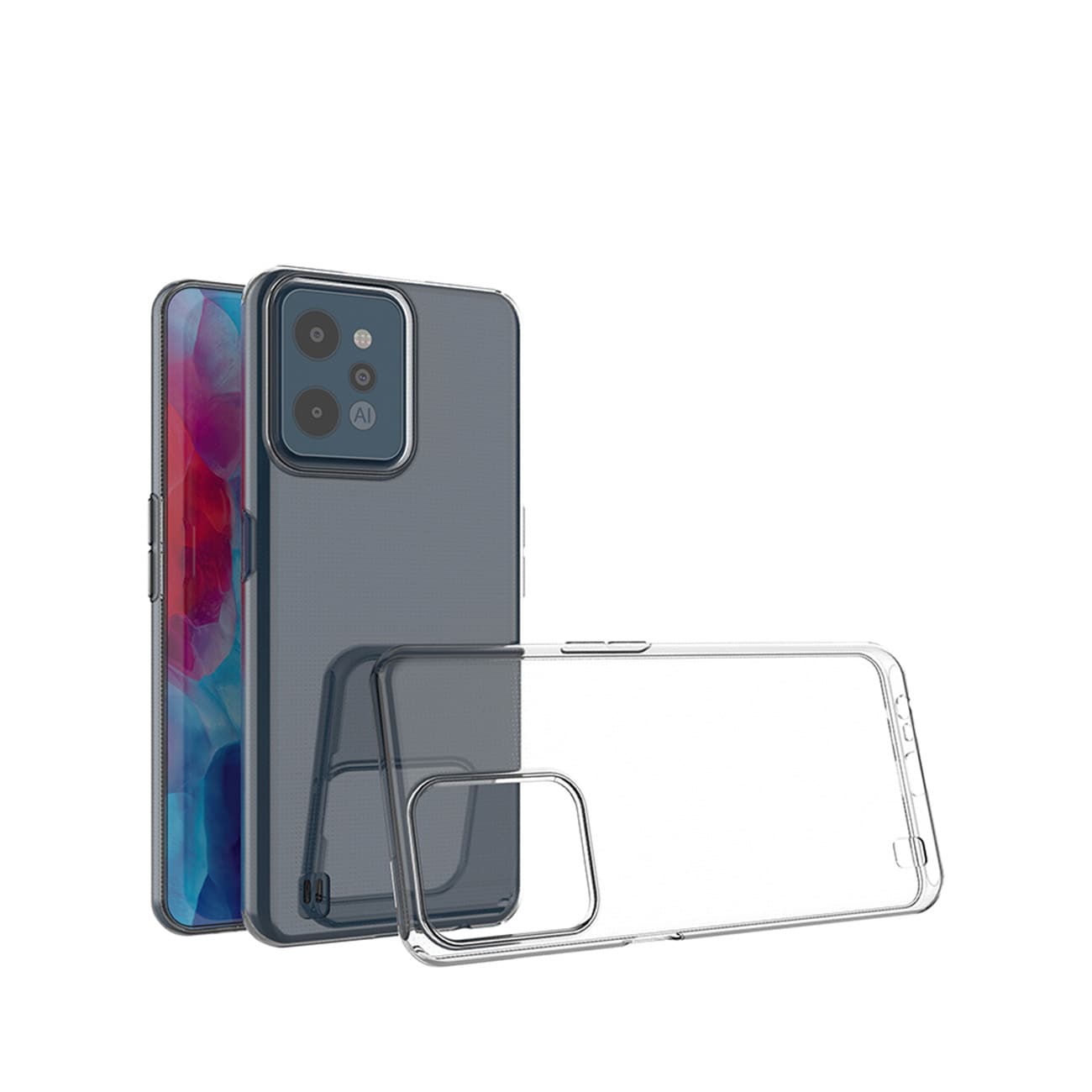 Ultraklart 0,5 mm etui til Realme C31 tyndt cover gennemsigtigt