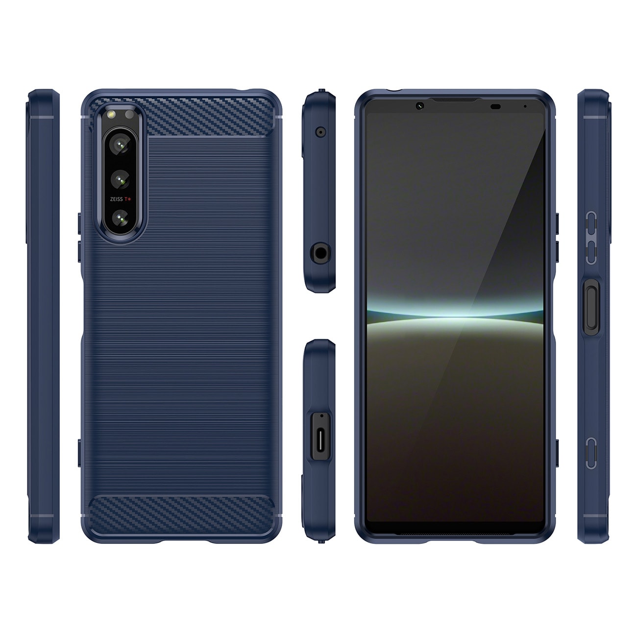 Thunder Case til Xiaomi Poco F4 5G silikone panseretui blå