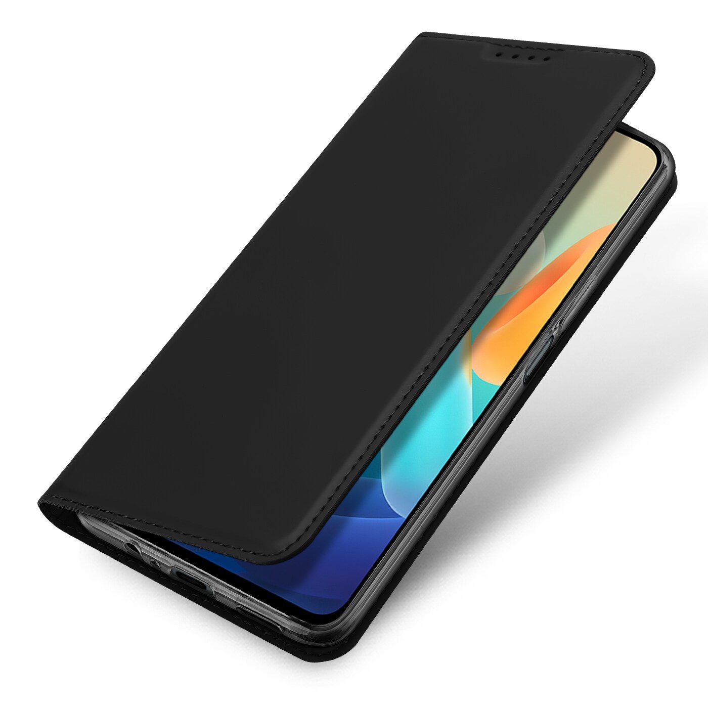 Dux Ducis Skin Pro-etui Vivo Y16 / Y02s tegnebogshylsteromslag med klap sort
