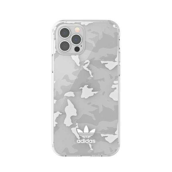 Adidas OR SnapCase Camo iPhone 12/12 Pro transparent/vit 43705