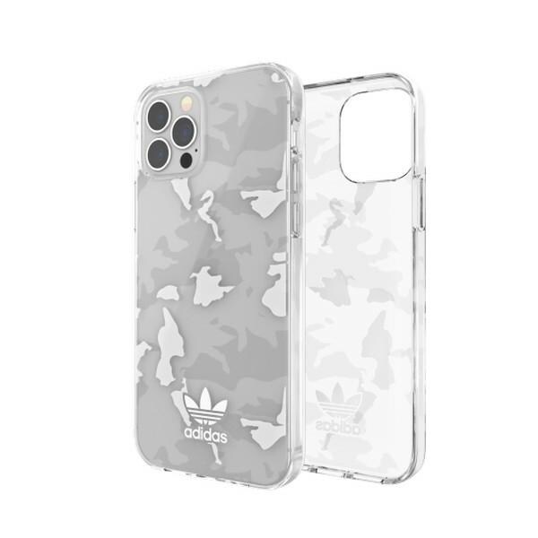 Adidas OR SnapCase Camo iPhone 12/12 Pro transparent/vit 43705