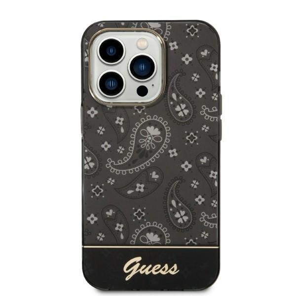 Guess Bandana Paisley iPhone 14 Pro 6,1" fodral - svart