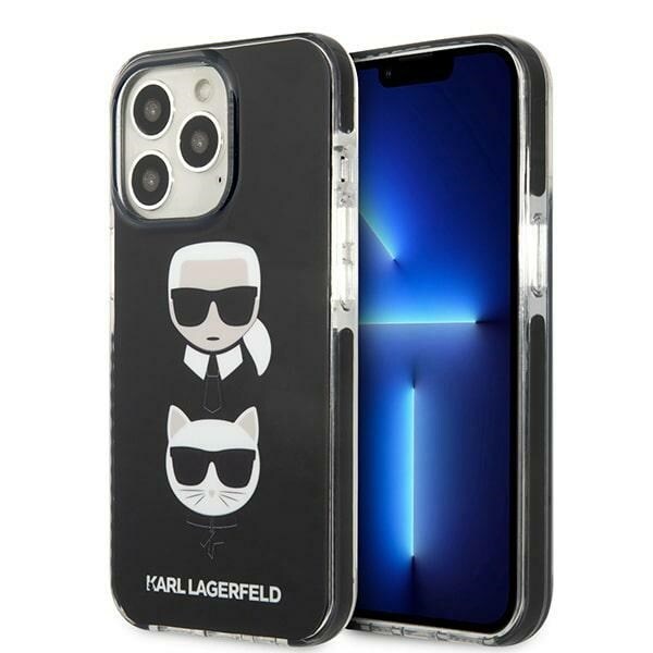 Karl Lagerfeld Karl&Choupette huvudfodral för iPhone 13 Pro / iPhone 13 - Svart