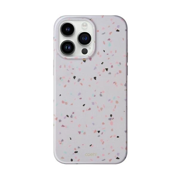 Uniq Coehl Terrazzo-fodral för iPhone 14 Pro - sand