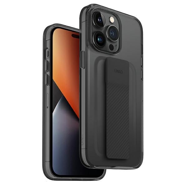 Uniq Heldro Mount-fodral för iPhone 14 Pro - grå