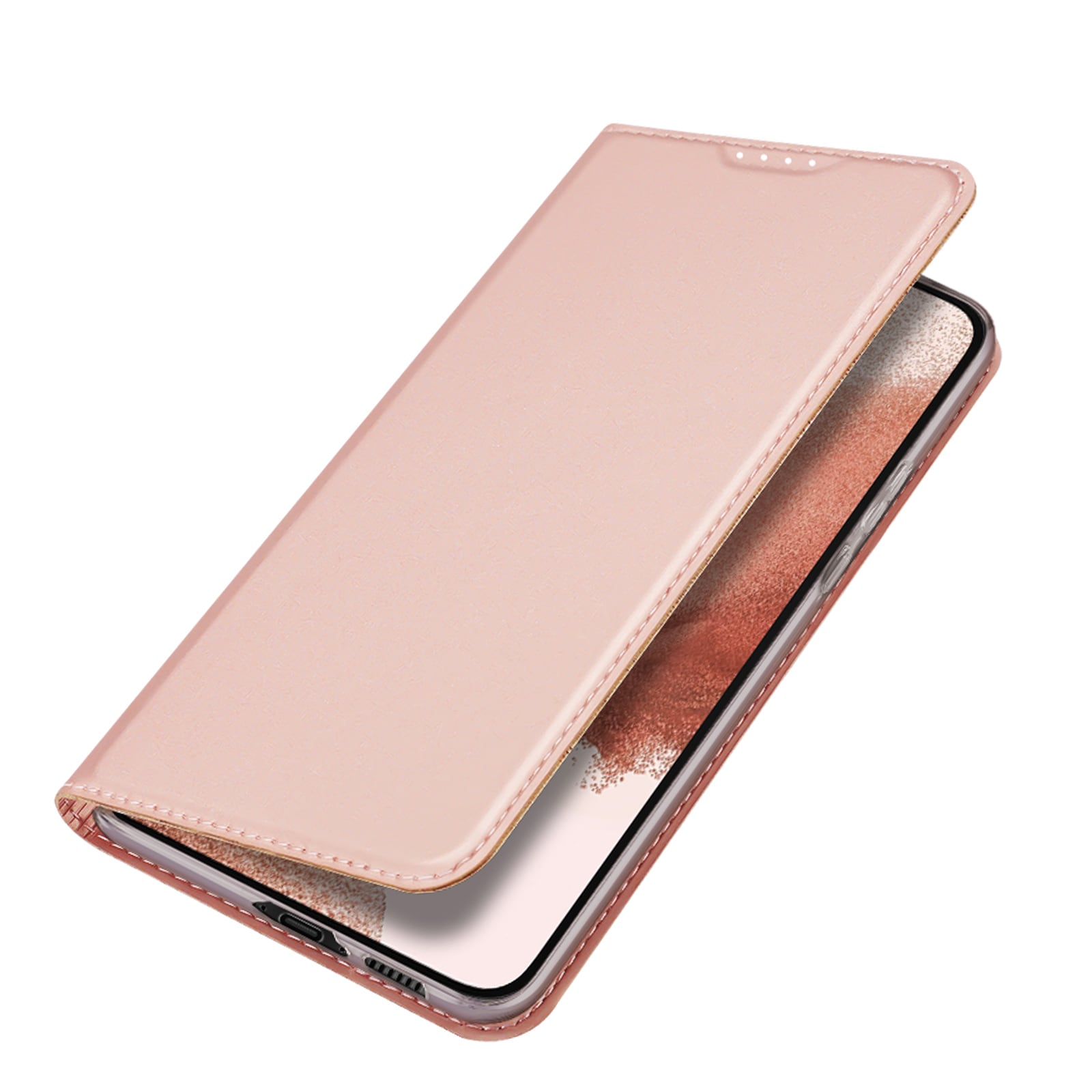 Dux Ducis Skin Pro-etui til Samsung Galaxy S23+ flip cover kort tegnebog stativ pink