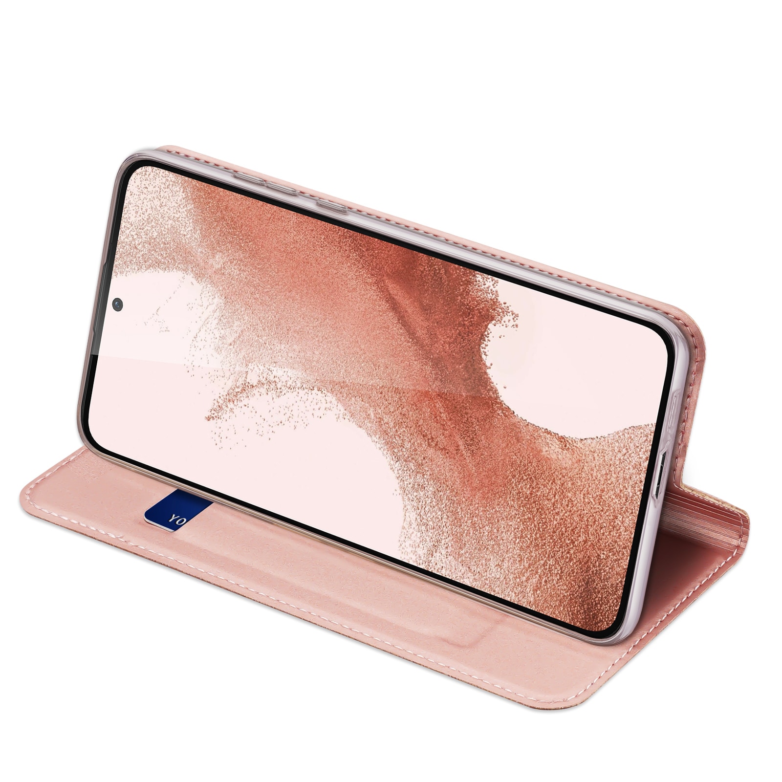 Dux Ducis Skin Pro-etui til Samsung Galaxy S23+ flip cover kort tegnebog stativ pink