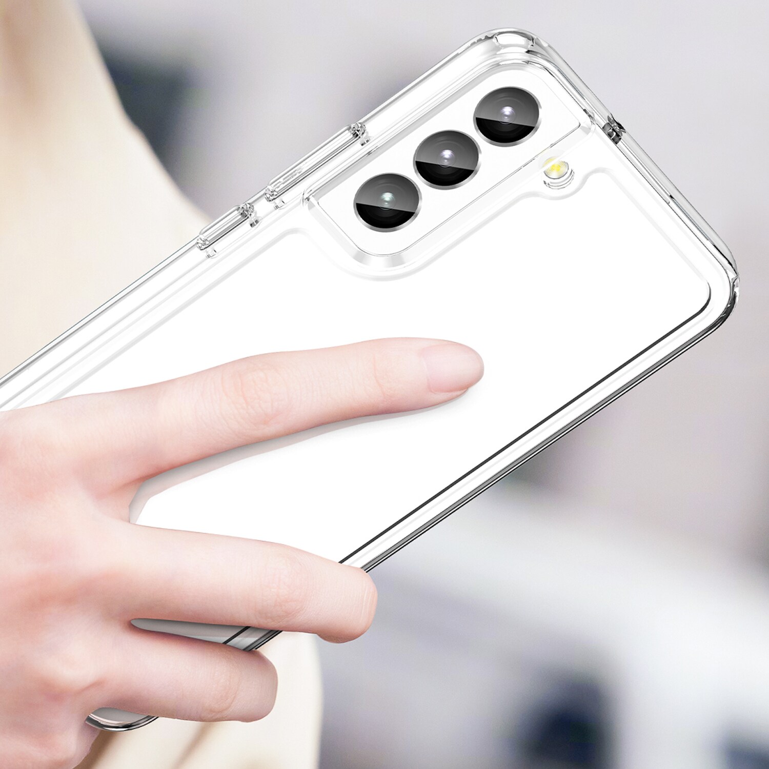 Outer Space Case för Samsung Galaxy S23+ skydd med en flexibel transparent ram