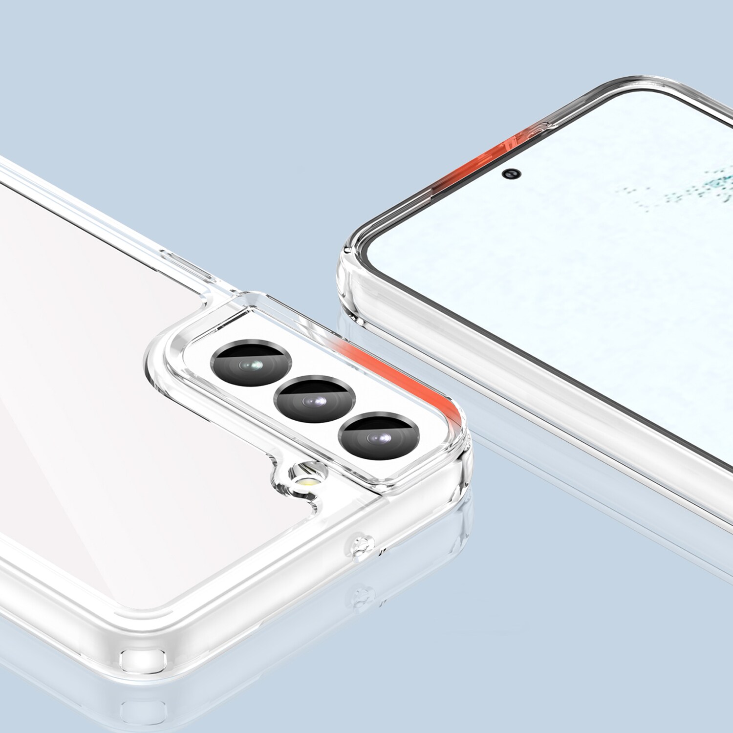 Outer Space Case för Samsung Galaxy S23+ skydd med en flexibel transparent ram