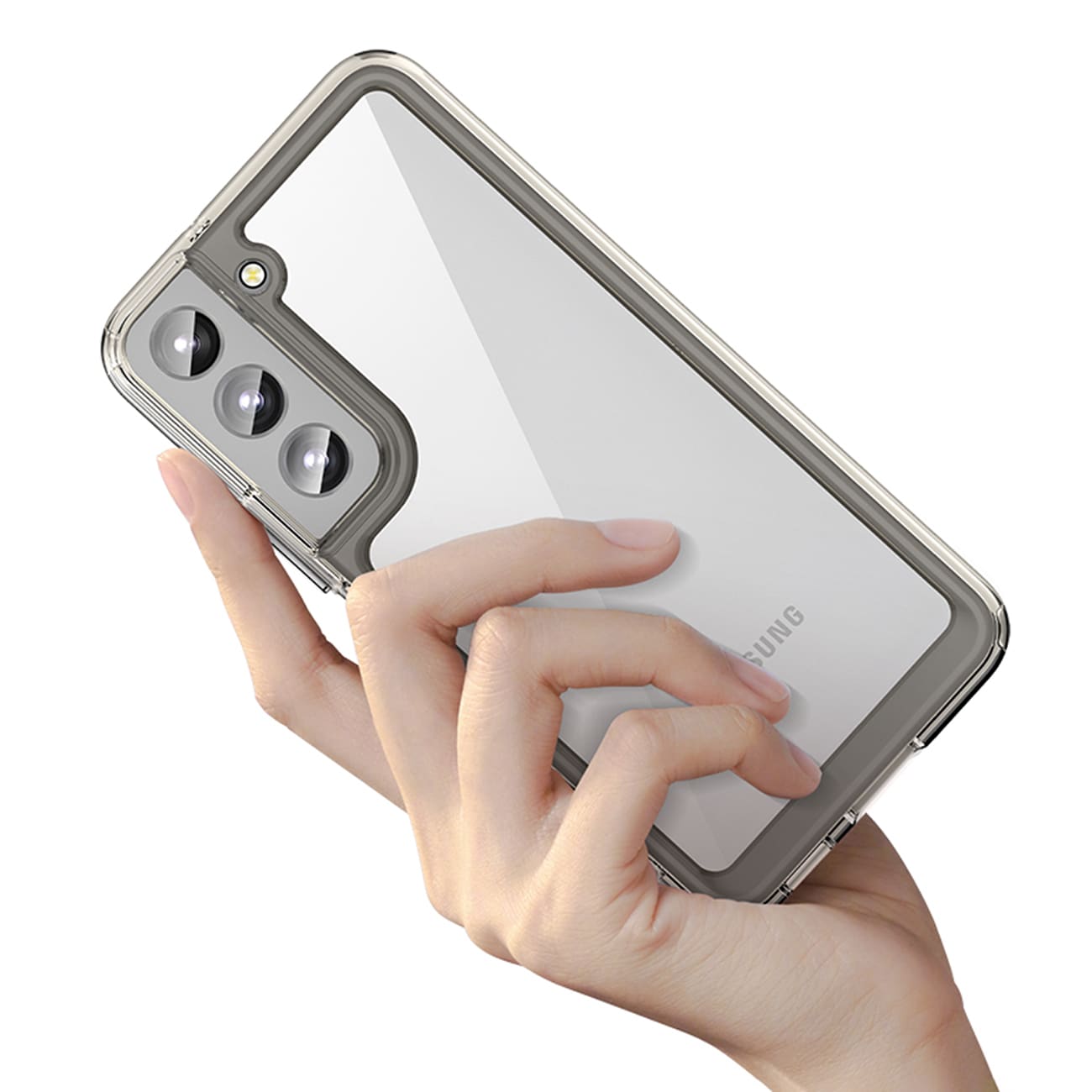 Outer Space Case för Samsung Galaxy S23+ skydd med en flexibel ram blå