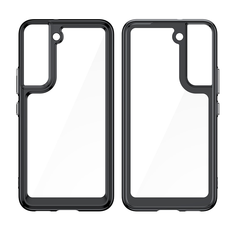 Outer Space Case för Samsung Galaxy S23+ fodral med en flexibel ram svart