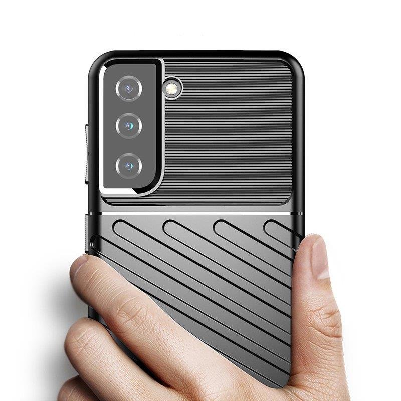 Thunder Case fodral för Samsung Galaxy S23+ silikon pansar fodral svart
