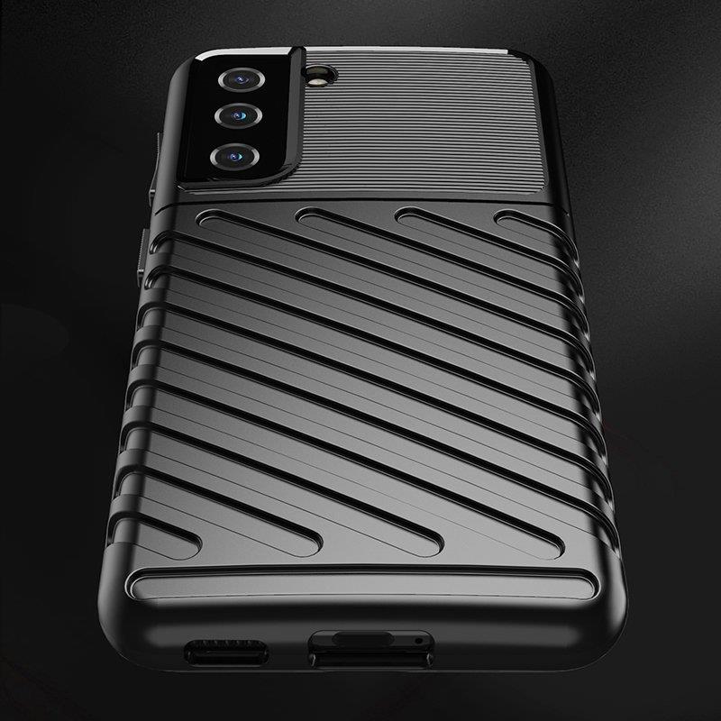 Thunder Case fodral för Samsung Galaxy S23+ silikon pansar fodral svart