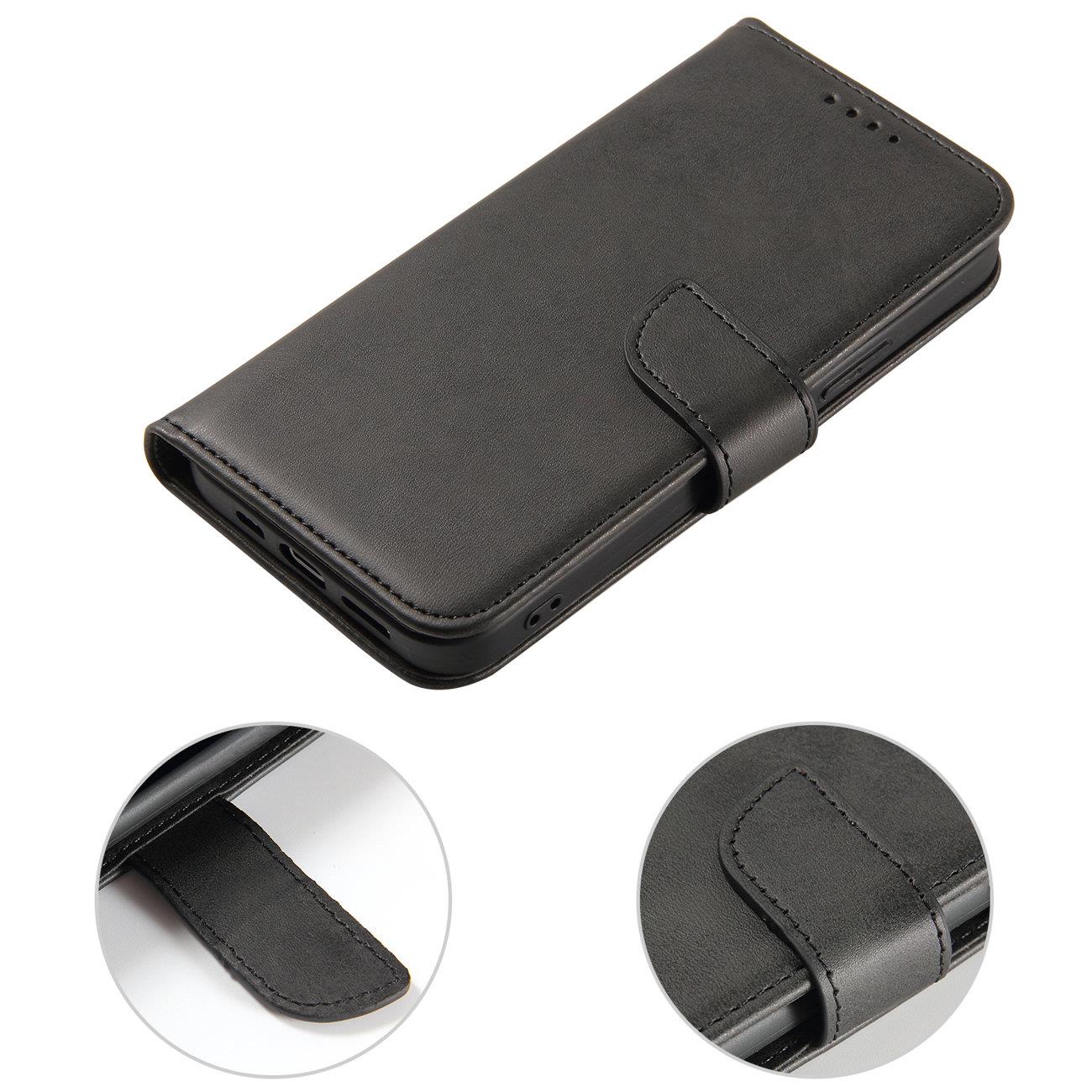 Magnet Fodral fodral för Samsung Galaxy S23+ flip cover plånbok stativ svart