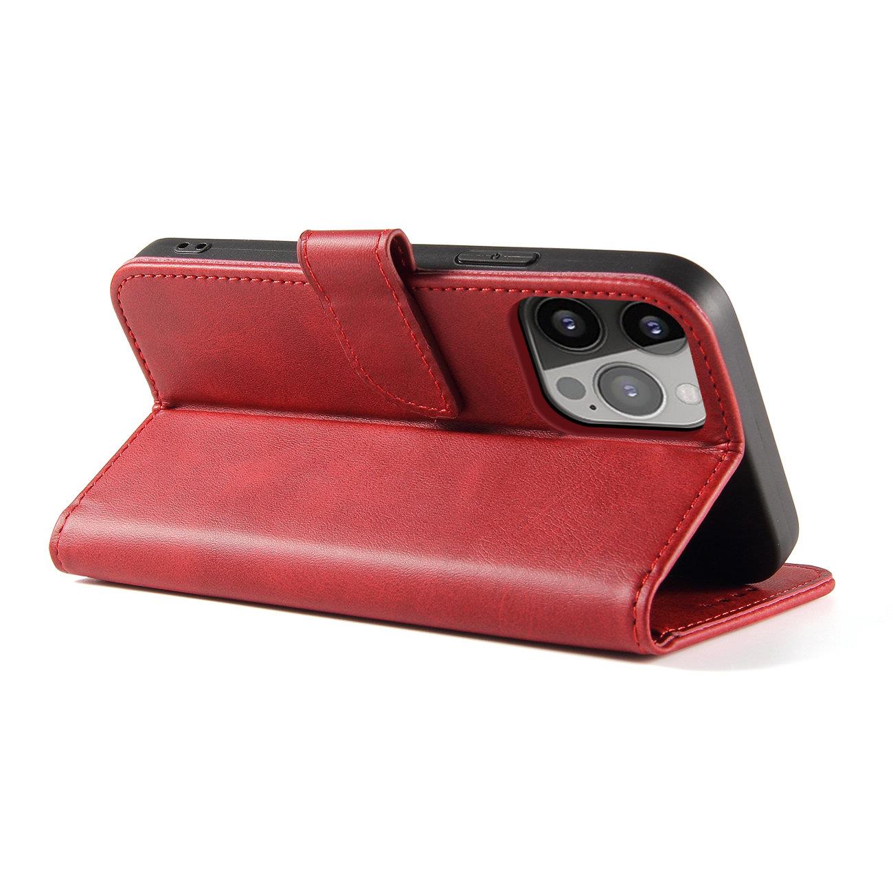 Magnet Etui til Samsung Galaxy S23+ flip cover wallet stand rød