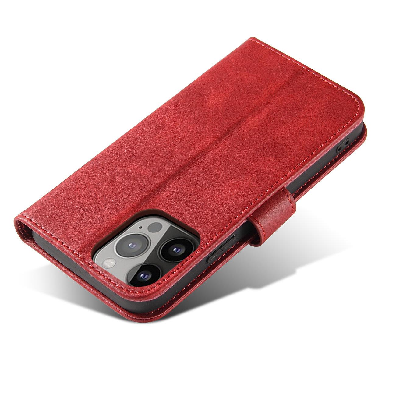 Magnet Etui til Samsung Galaxy S23+ flip cover wallet stand rød