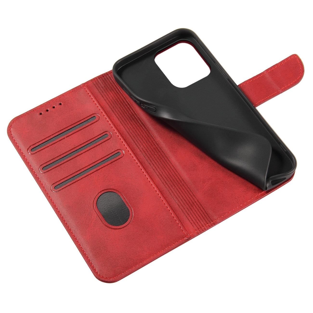 Magnet Etui til Samsung Galaxy S23+ flip cover wallet stand rød