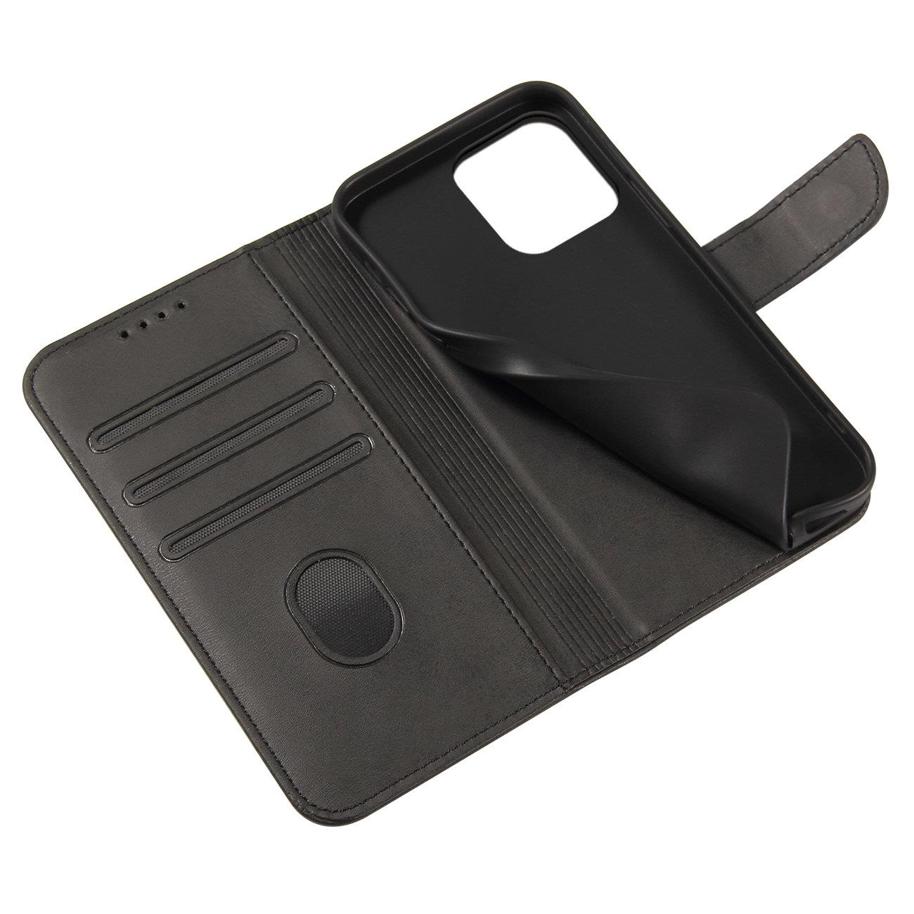 Magnet Etui til TCL 20 Pro 5G flip cover wallet stander sort