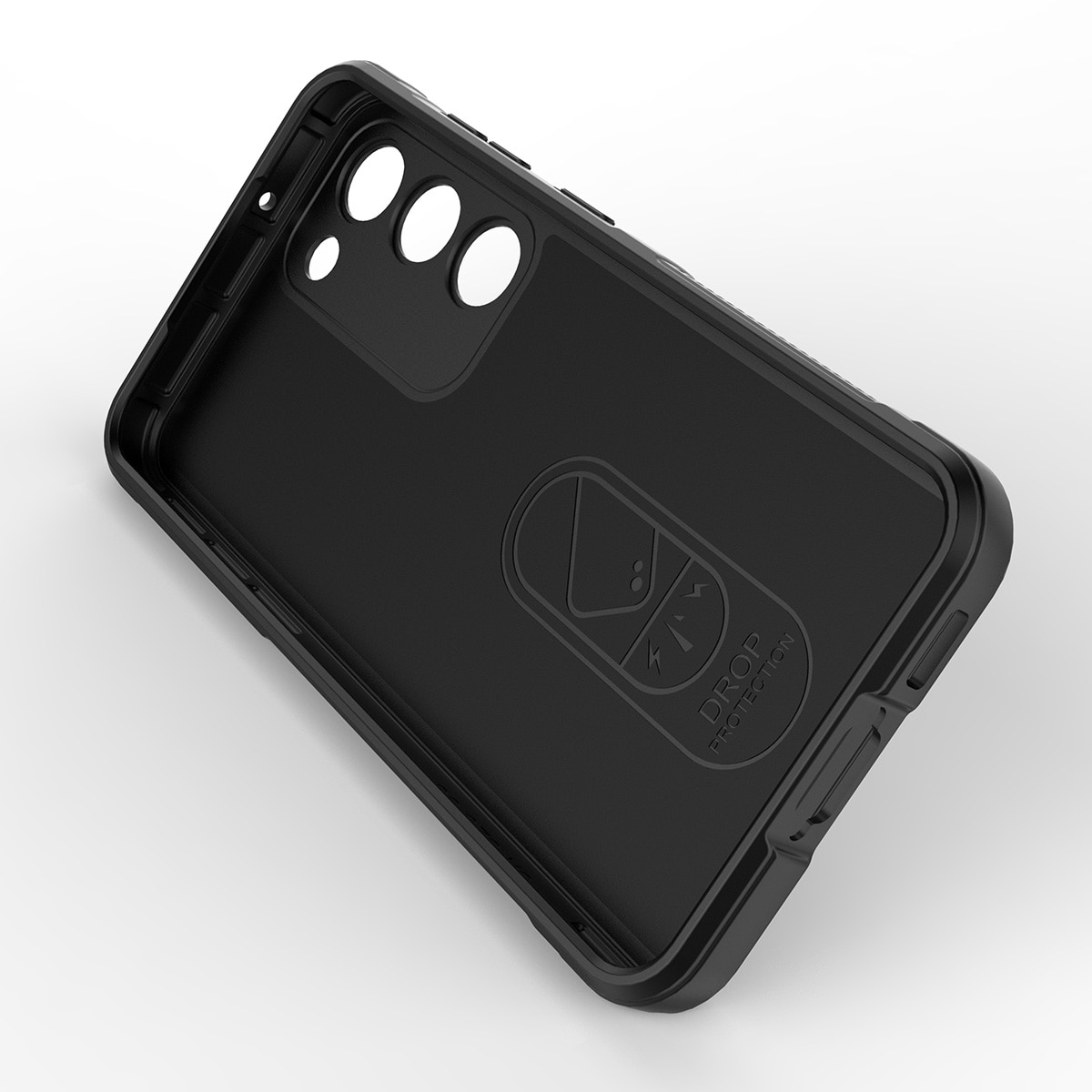 Magic Shield Fodral för Samsung Galaxy S23+ flexibelt pansarskydd svart
