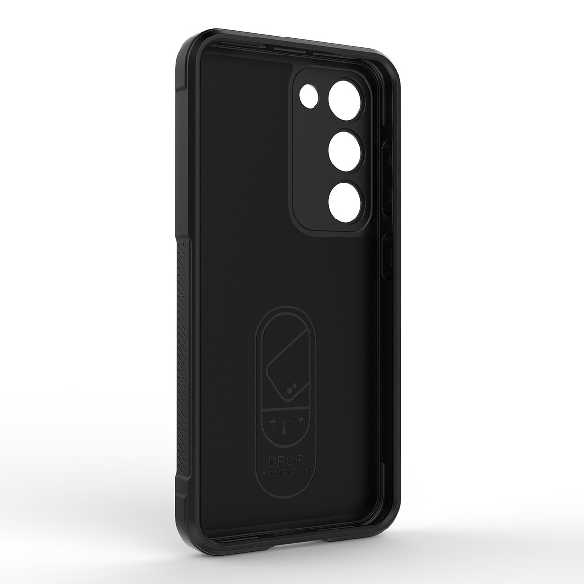 Magic Shield Fodral för Samsung Galaxy S23+ flexibelt pansarskydd svart