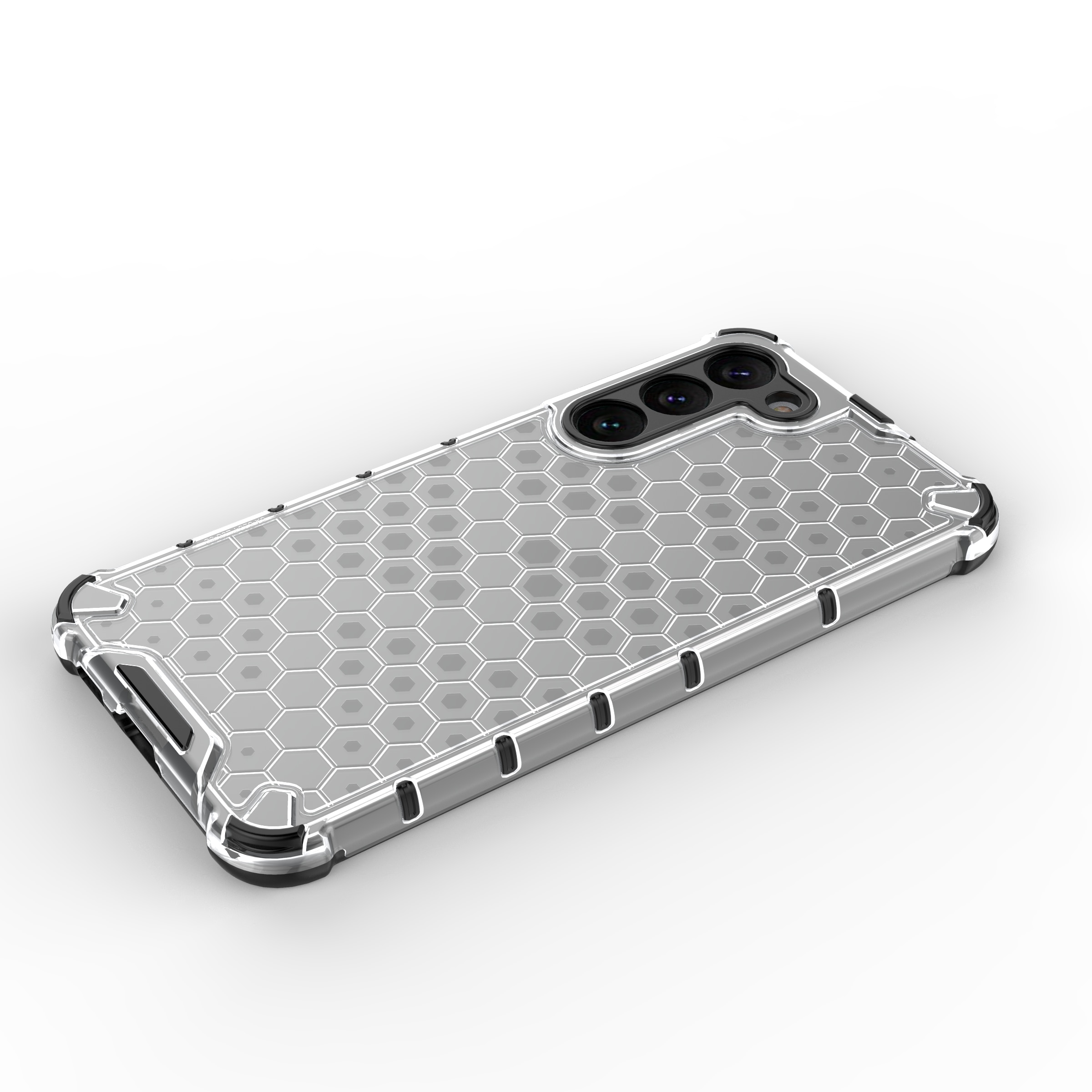 Honeycomb-fodral för Samsung Galaxy S23+ bepansrat hybridfodral blå