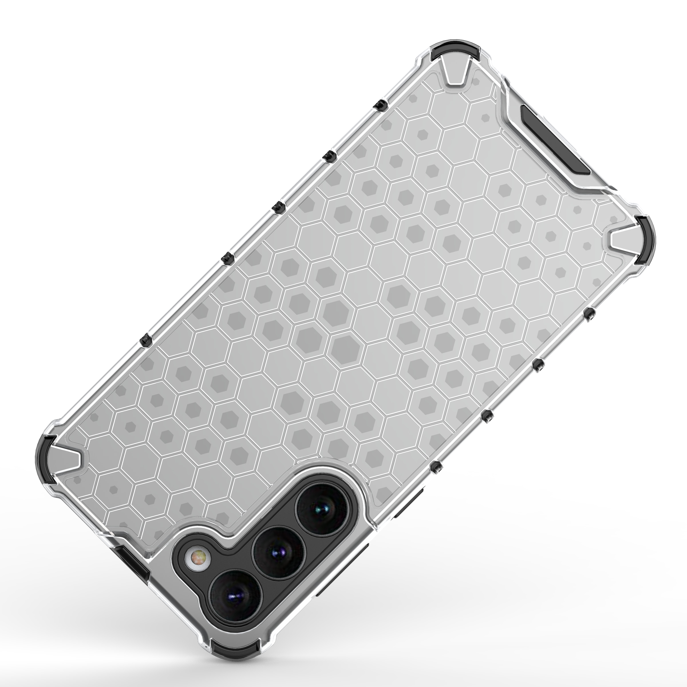 Honeycomb-fodral för Samsung Galaxy S23+ bepansrat hybridfodral blå