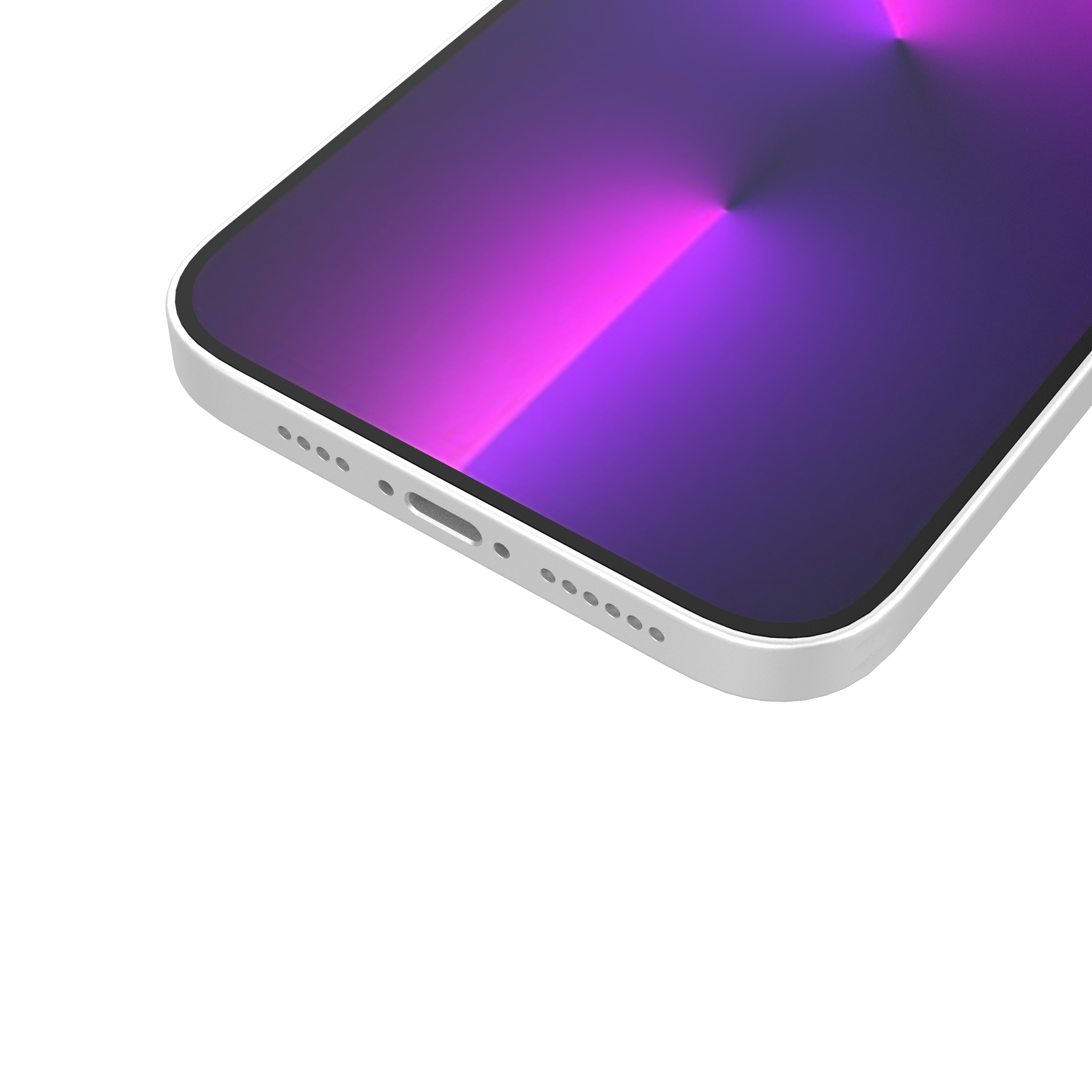 Ombre skyddsfodral för iPhone 13 Pro pansarskydd rosa och blå