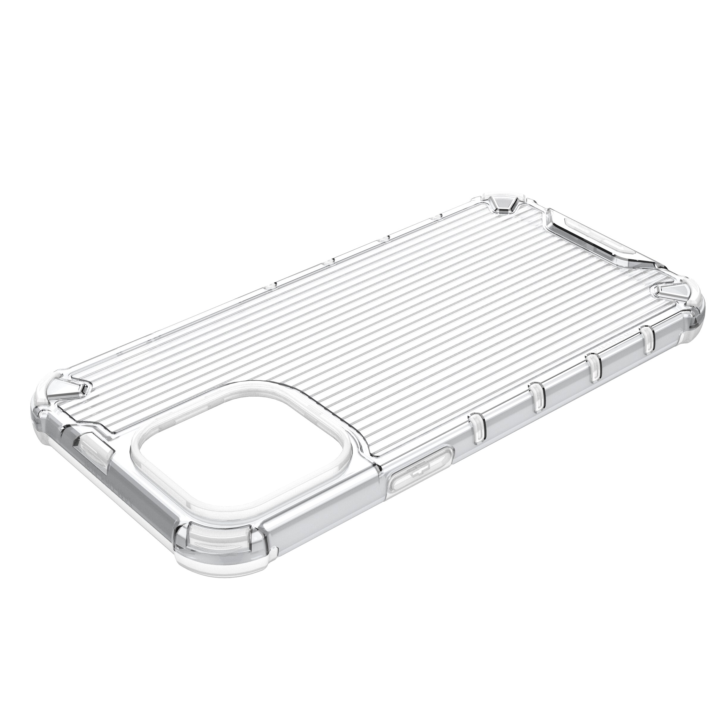 Ombre Protect-fodral för iPhone 14 Pro pansarskydd rosa och blått